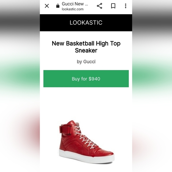 Gucci Basketball High Top Sneakers, seize 8, for men - Picture 3 of 11